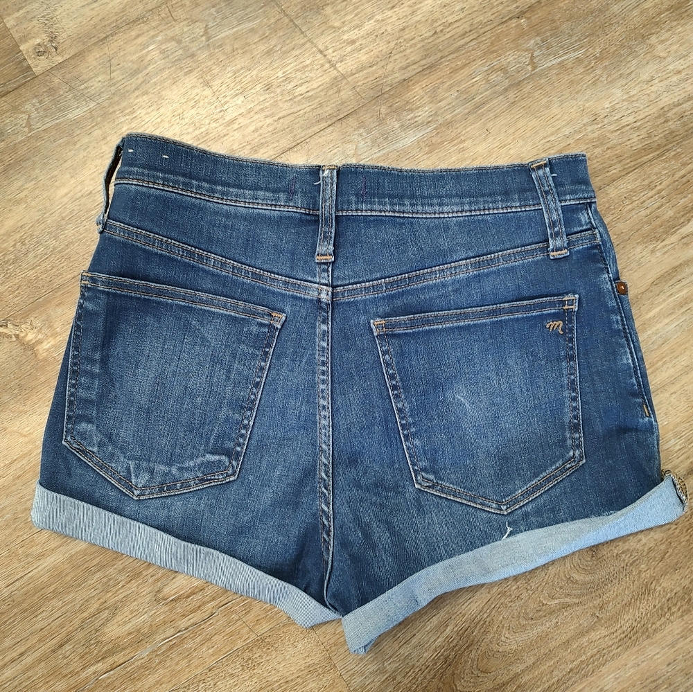 Madewell High Rise Cut Off Shorts 27 - Picture 10 of 12